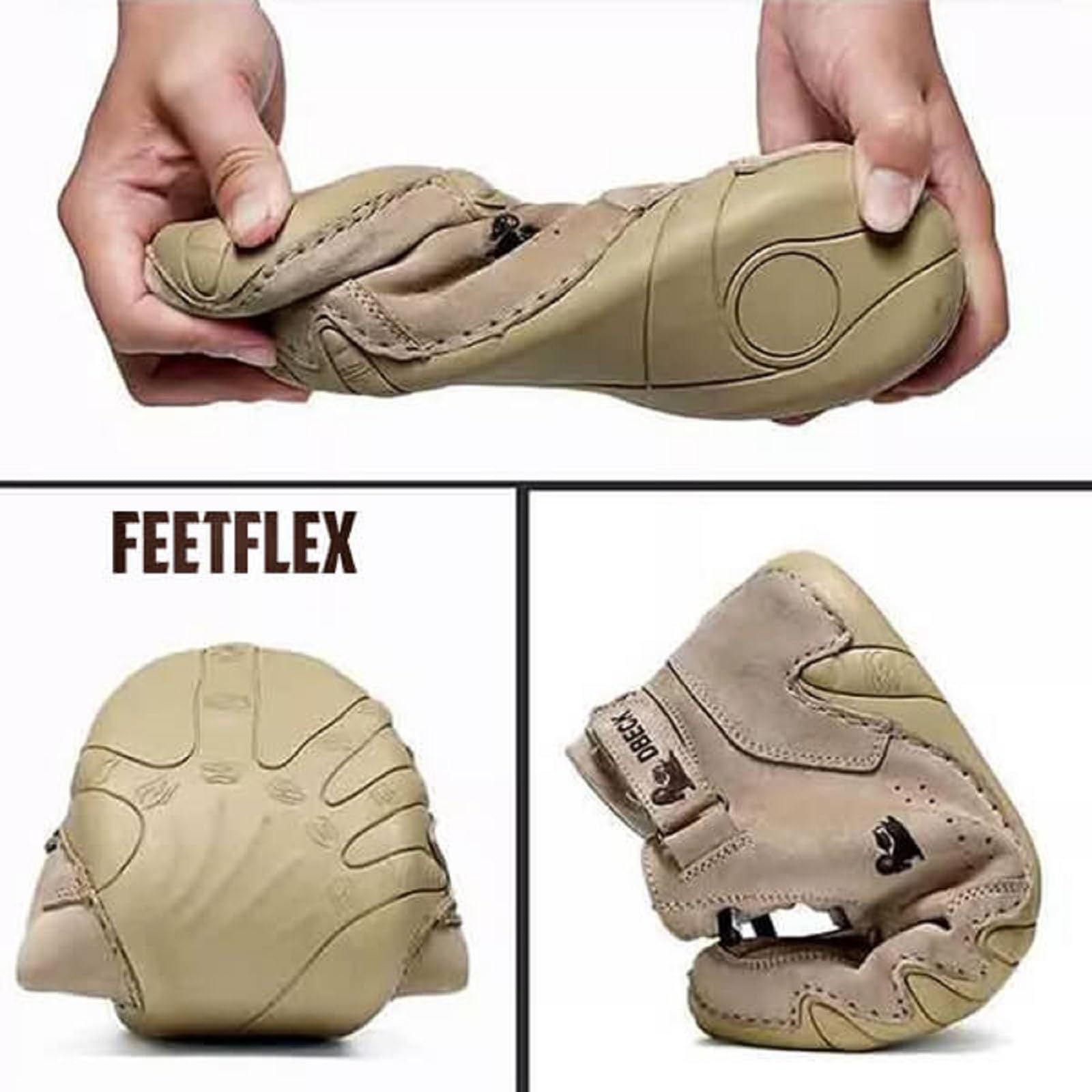 Feetflex Scarpe da Uomo,Feetflex Scarpe da Uomo Ldeck, Stivali Alti Scarpe da Ginnastica Casual,Antiscivolo Traspirante Feetflex Scarpe da Uomo