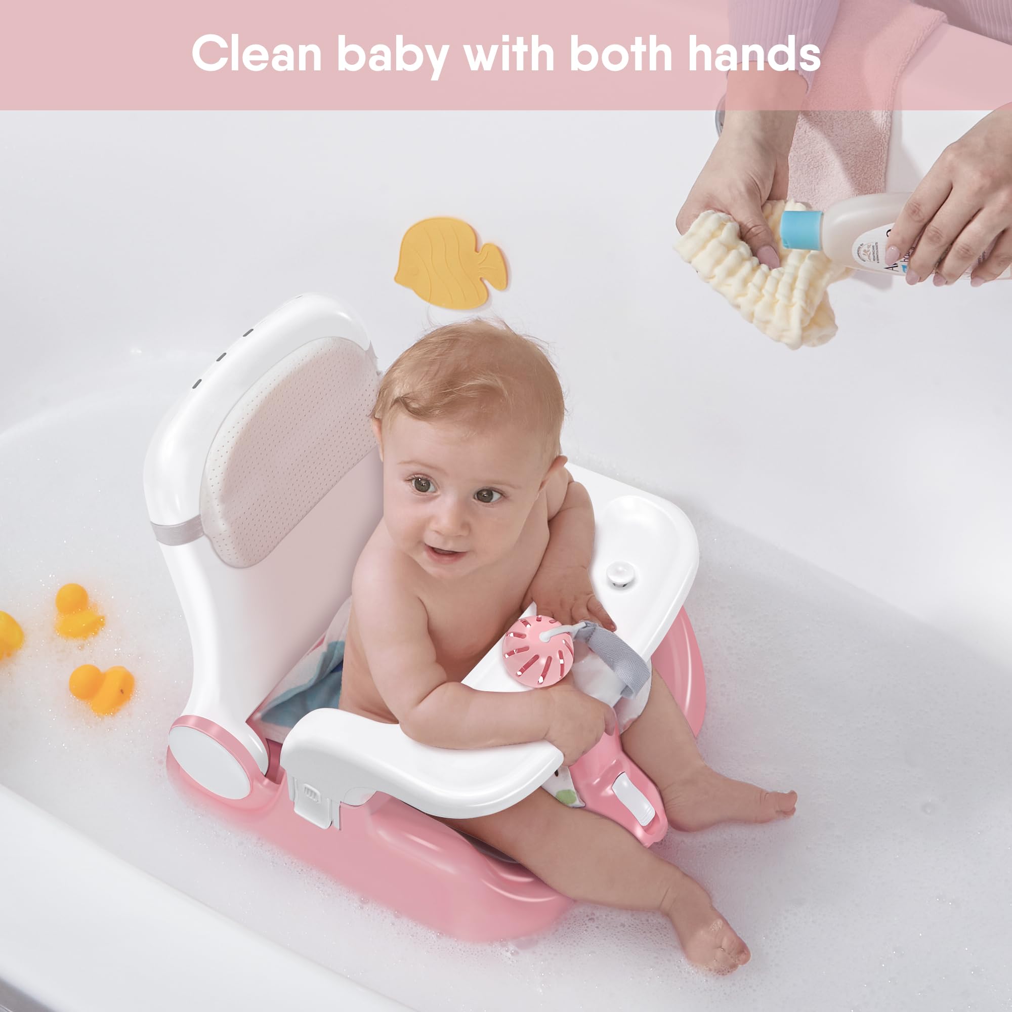 Baby Bath Seat Shower Toddler Bathtub Chair Summer