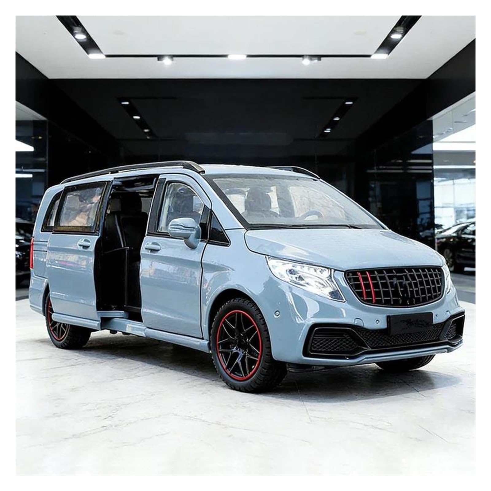 Btwodian Scale Model Car For Brabos B30S MPV Diecast Model Car