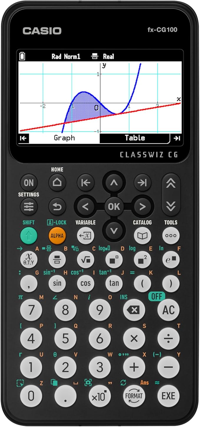 Amazon.com : Casio fx-CG100 ClassWiz® Color Graphing Calculator with 3D ...