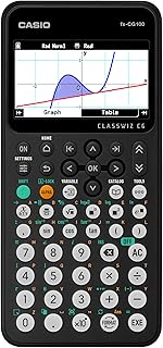 Casio fx-CG100 ClassWiz® カラーグラフ電卓 3Dグラフ&Python付き | 大型高解像度ディスプレイ、基本&高度な機能 | 試験、STEM、プログラミング、上級者に最適