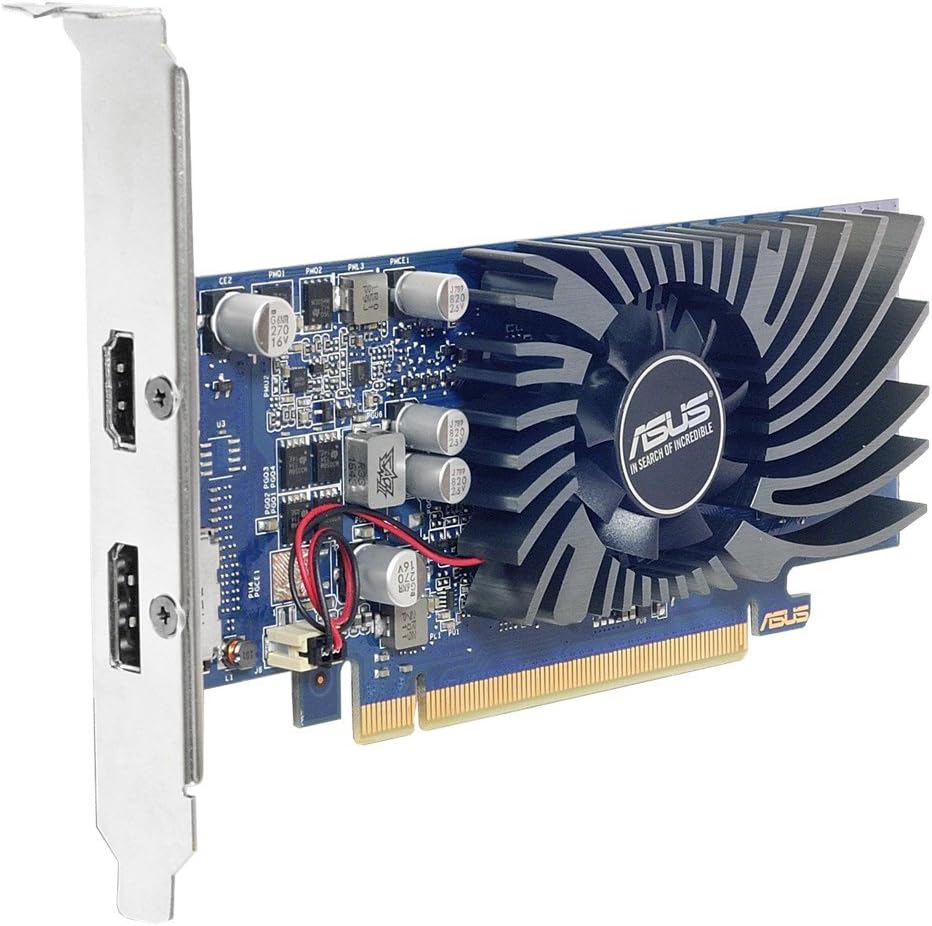 ASUS GeForce GT 1030 2 GB GDDR5, Scheda Video Gaming e Multimediale per HTPC Compatti e Build Low Profile, Incluso Bracket Aggiuntivo I/O ASUS GeForce GT 1030 2 GB GDDR5, Scheda Video Gaming e Multimediale per HTPC Compatti e Build Low Profile, Incluso Bracket Aggiuntivo I/O