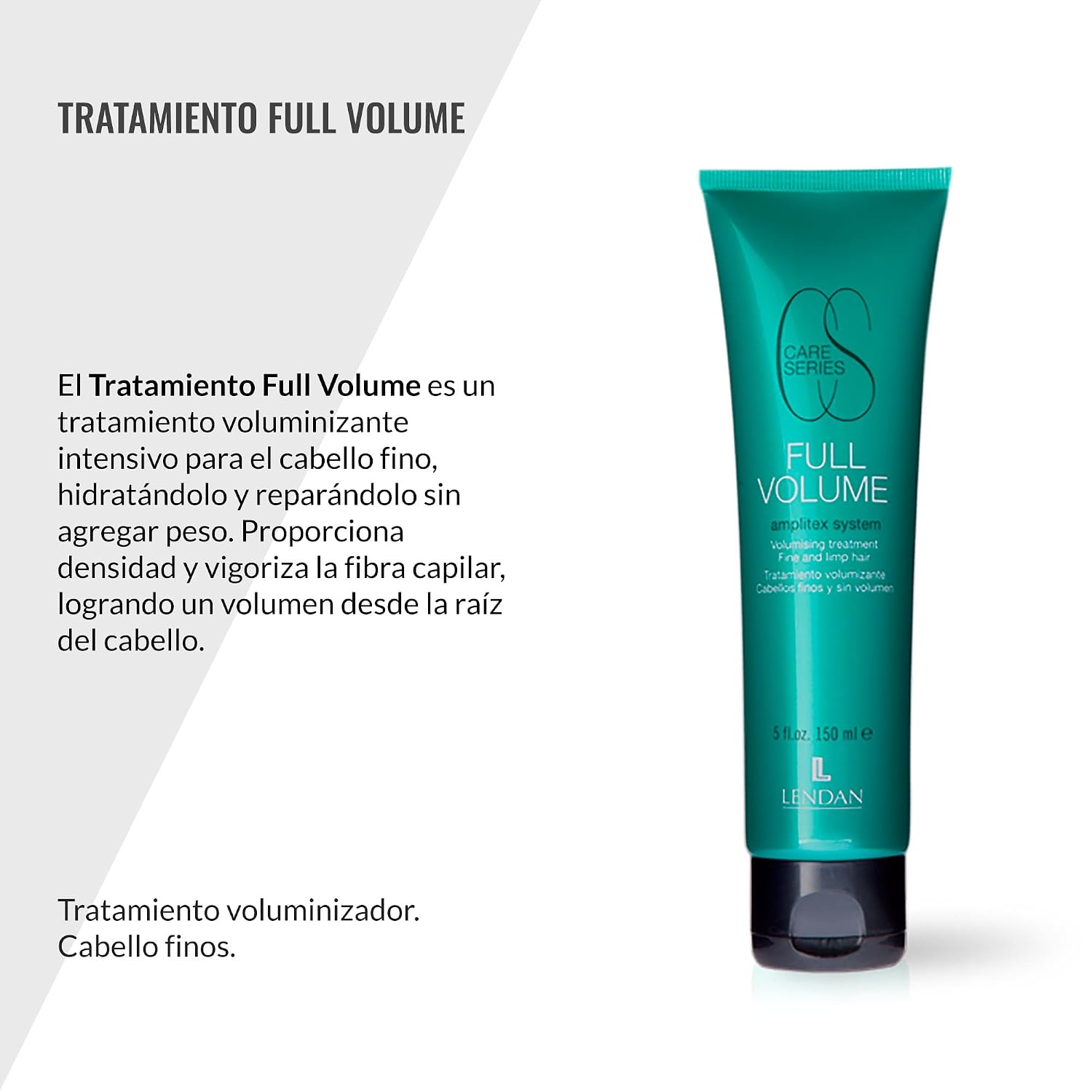 LENDAN - Volume Hair Cream - Full Volume Volumizing Treatment - 150 ml - for Fine and Flat Hair - Hydrates, Repairs, and Strengthens Fine Hair without Weighing it Down - Adds Density and Shine