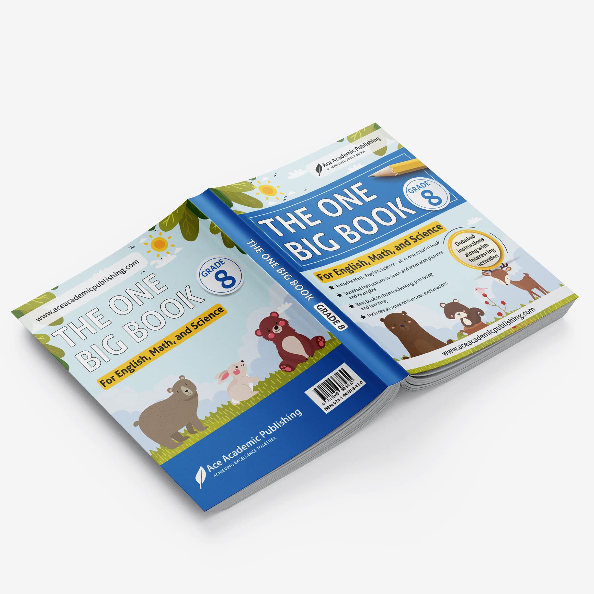 The One Big Book - Grade 8: For English, Math and Science
