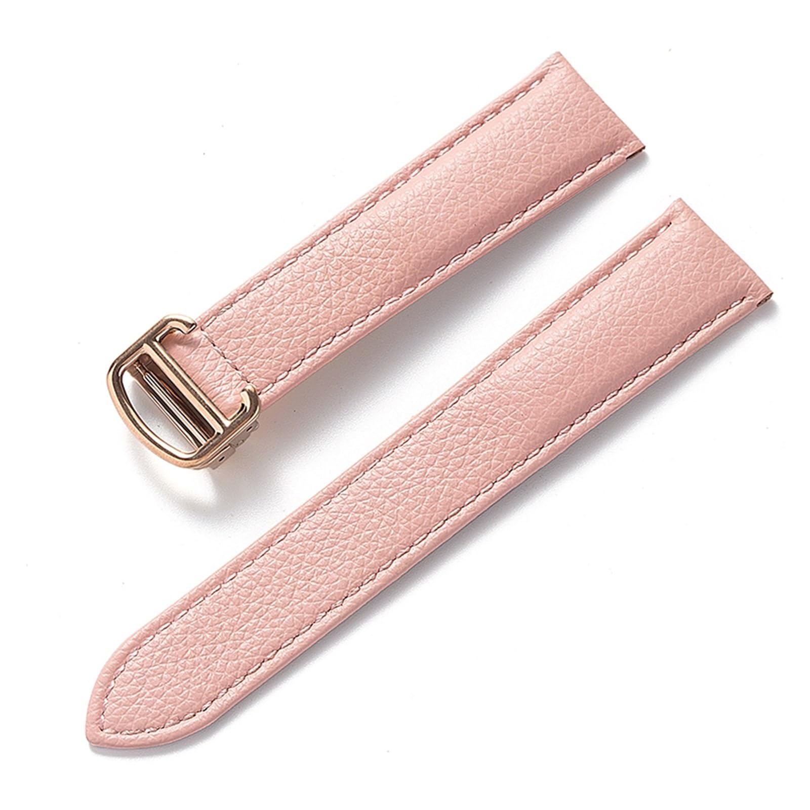 Genérico FYXT Correa de reloj de cuero Litchi suave compatible con accesorios Tank London
