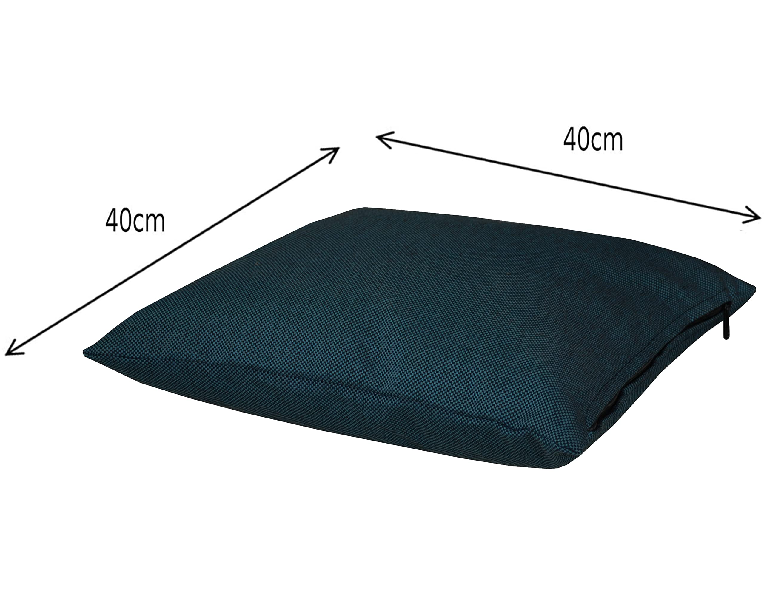 POKAR Euro Pallet Seating Set of 2: 1x seat cushion 120x80cm + 1x back cushion 120x40cm, cold foam, removable covers, Home Garden Furniture DIY, indoor outdoor pillow, without pallets, Beige — view 134