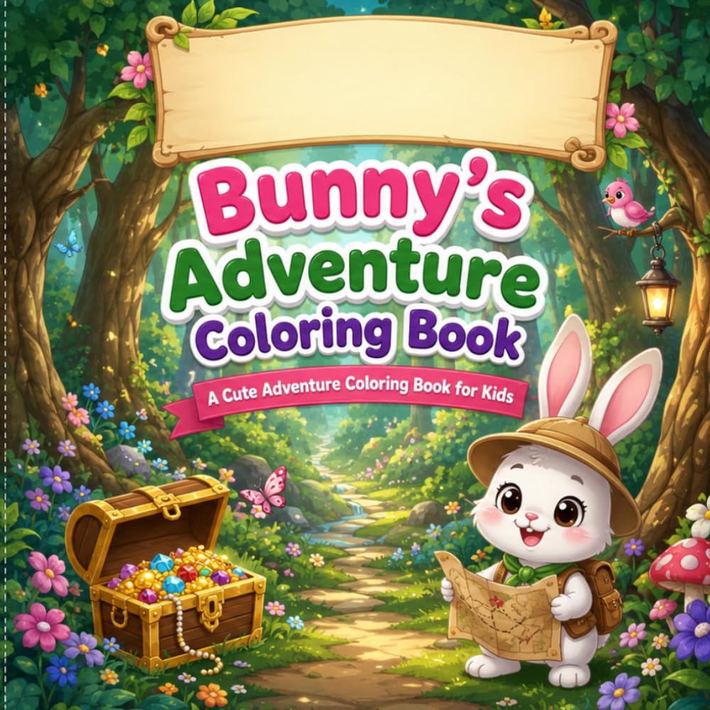 Bunny's Adventure Coloring Book