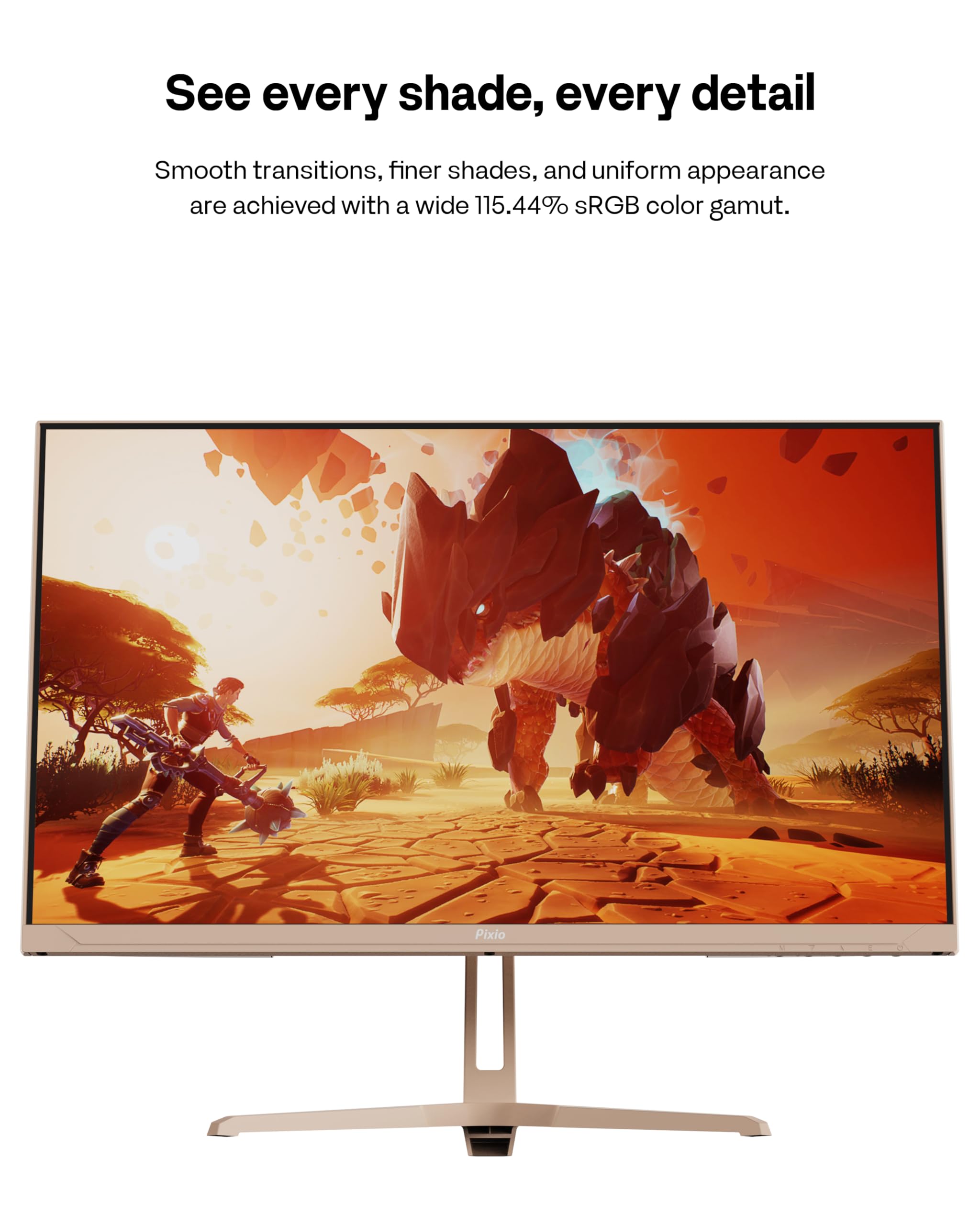 Amazon.com: Pixio PX246 Wave Beige 24 inch 120Hz Refresh Rate FHD