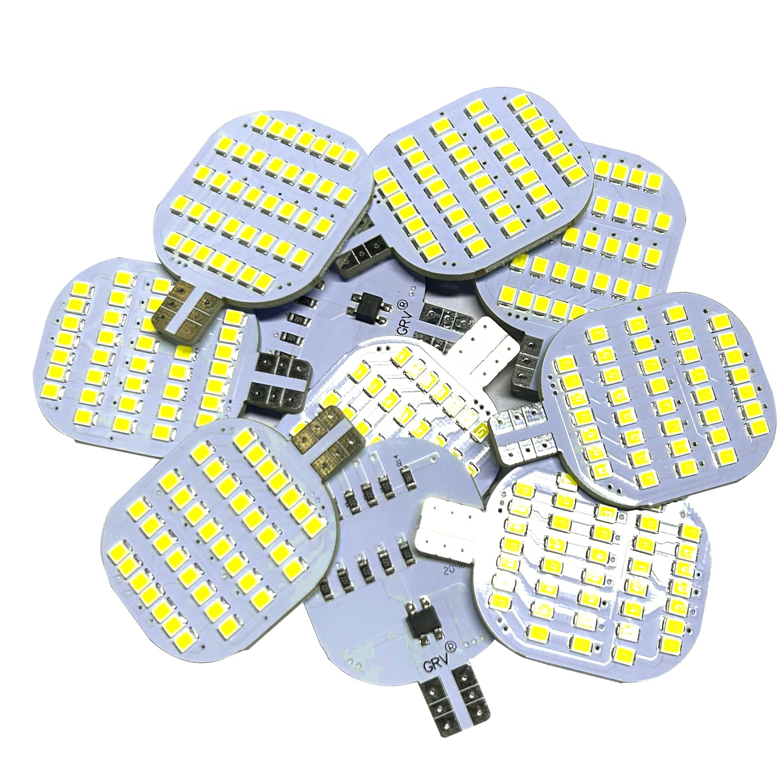 Grv T10 żarówka LED 38-2835 SMD super jasna lampa DC 13 V 2,5 W do łodzi, kampera kempingowego, sufitu kopuły