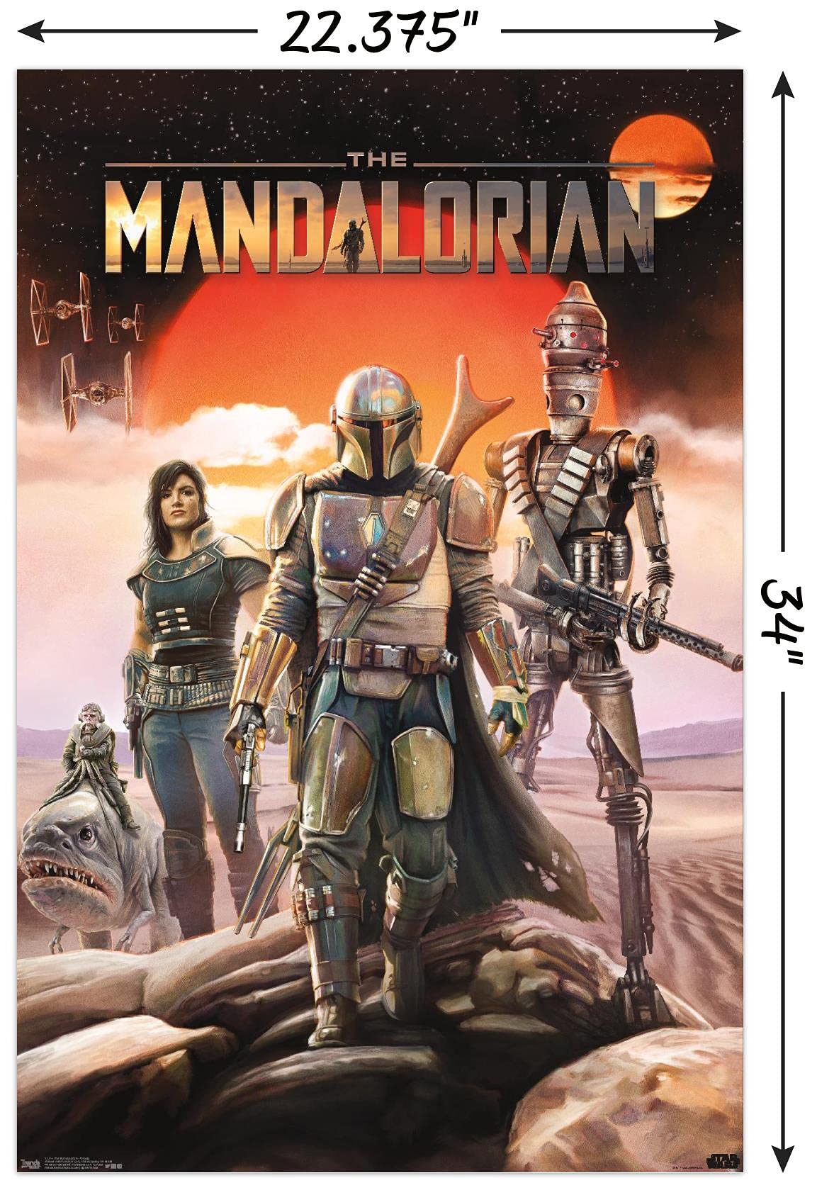 Amazon.com: Trends International Star Wars: The Mandalorian