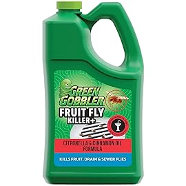 Green Gobbler Fruit Fly Goodbye Gel Drain Treatment | Killer Flies & Eliminator (1 Gallon)