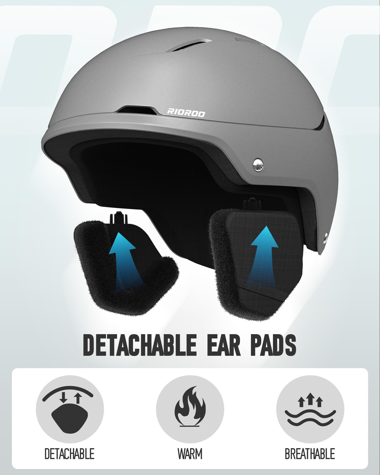 Casco De Esquí con Traje De Gafas, Casco De Deportes Transpirables con Gafas, Adecuado para Deportes De Nieve, Snowboard A Prueba De Viento, Adecuado para Hombres Y Mujeres JóVenes