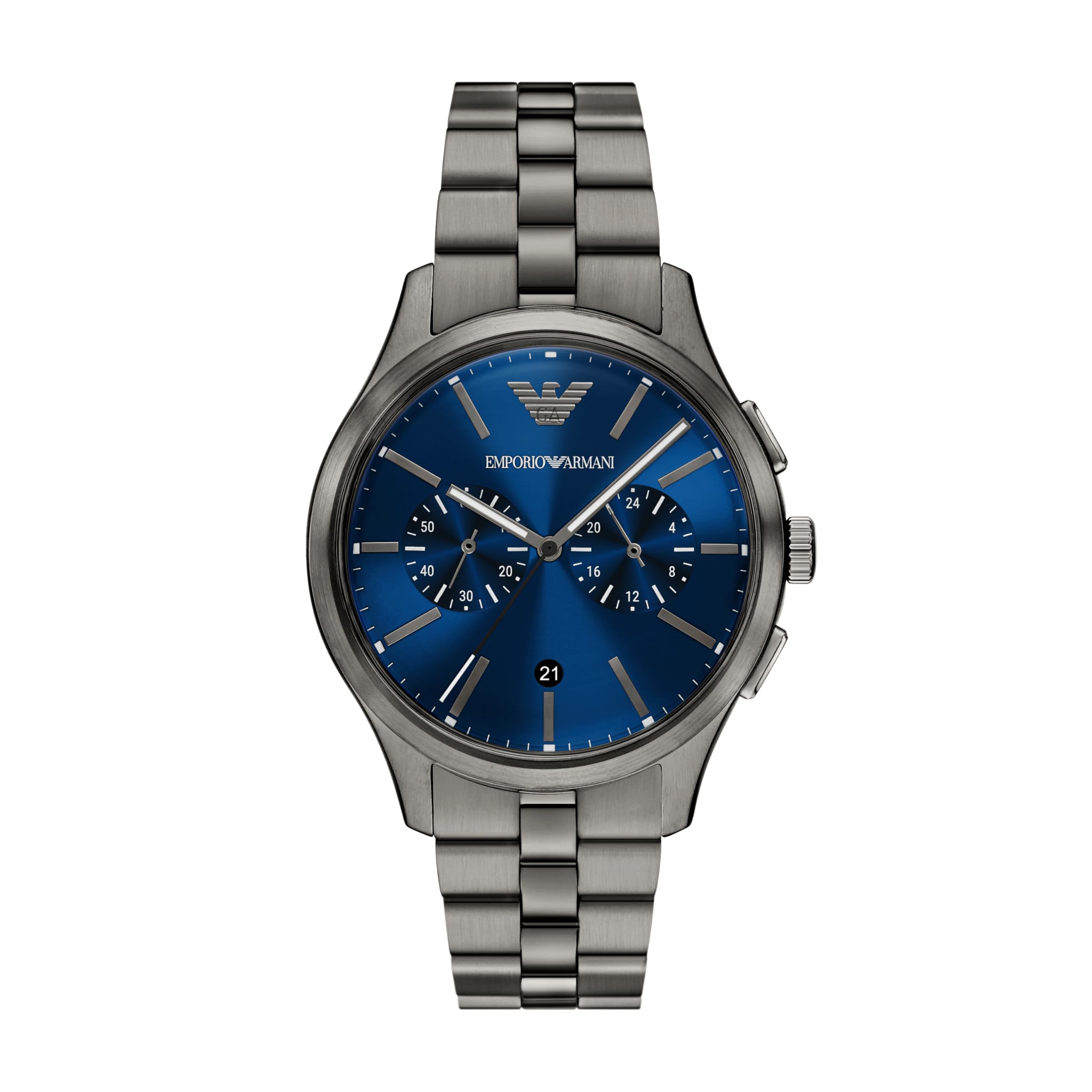 Men's Chronograph Gunmetal Stainless Steel Watch (Model: AR11729)
