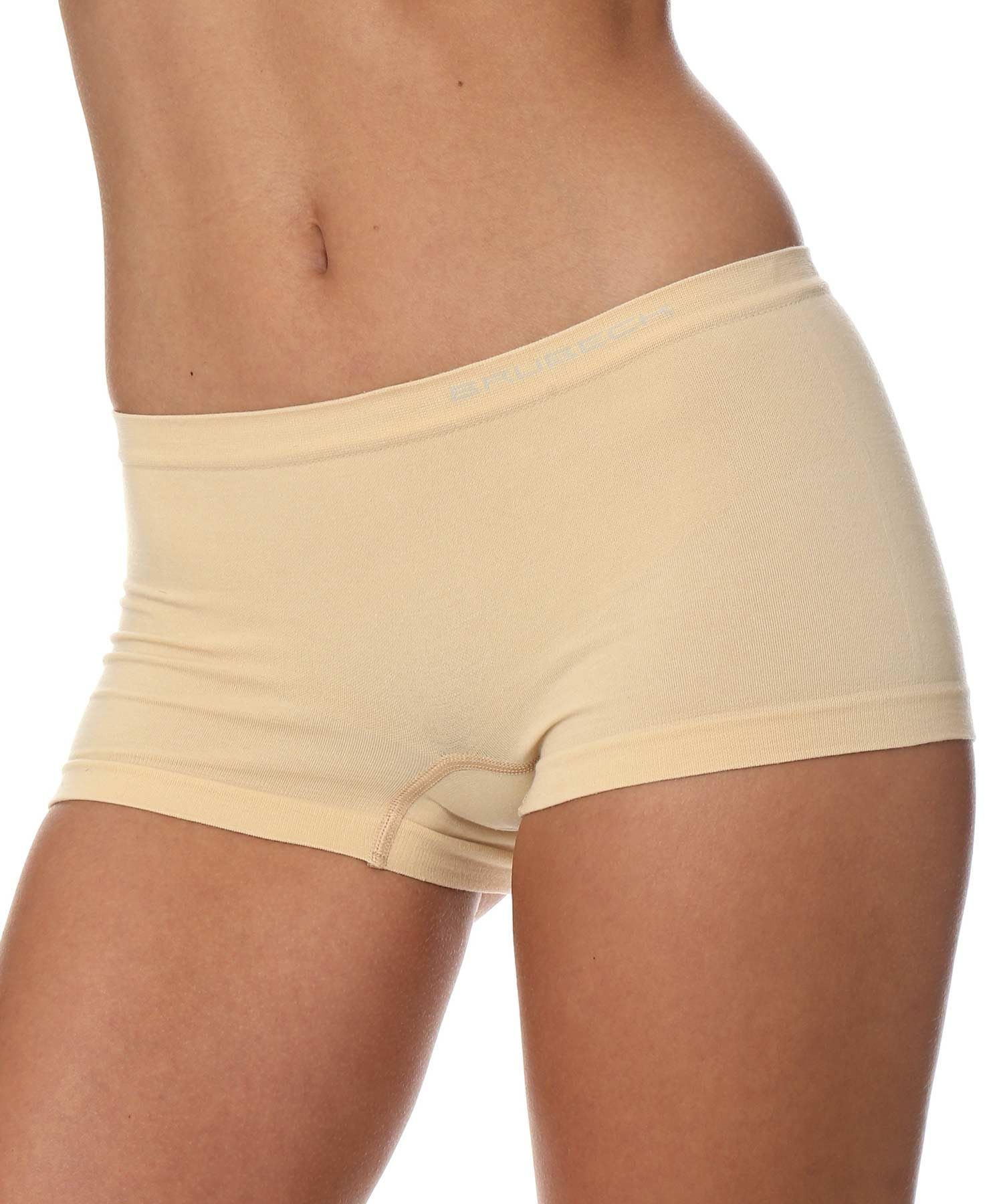 BRUBECK BX10470A bokserki damskie, 80% bawełna, bielizna funkcyjna, oddychająca, hamuje zapachy, nie odkształca się, nie mechaci się, sportowe slipy, bielizna funkcyjna, szybkoschnąca,