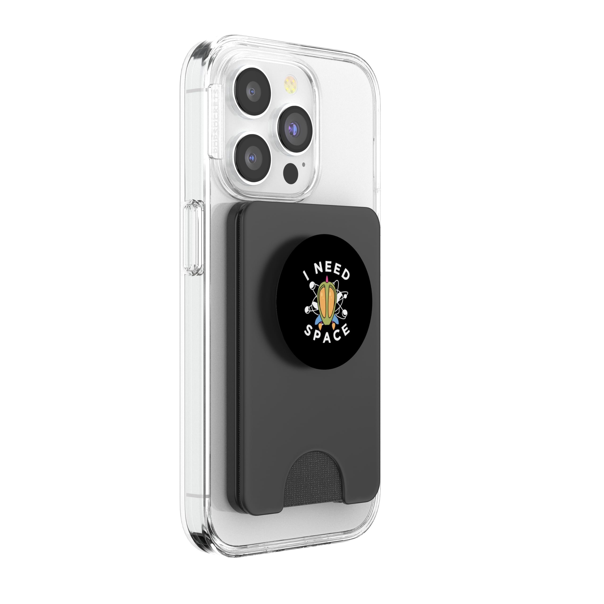 I Need Space Spaceship UFO Soucoupe volante vaisseau spatial PopSockets PopWallet pour MagSafe