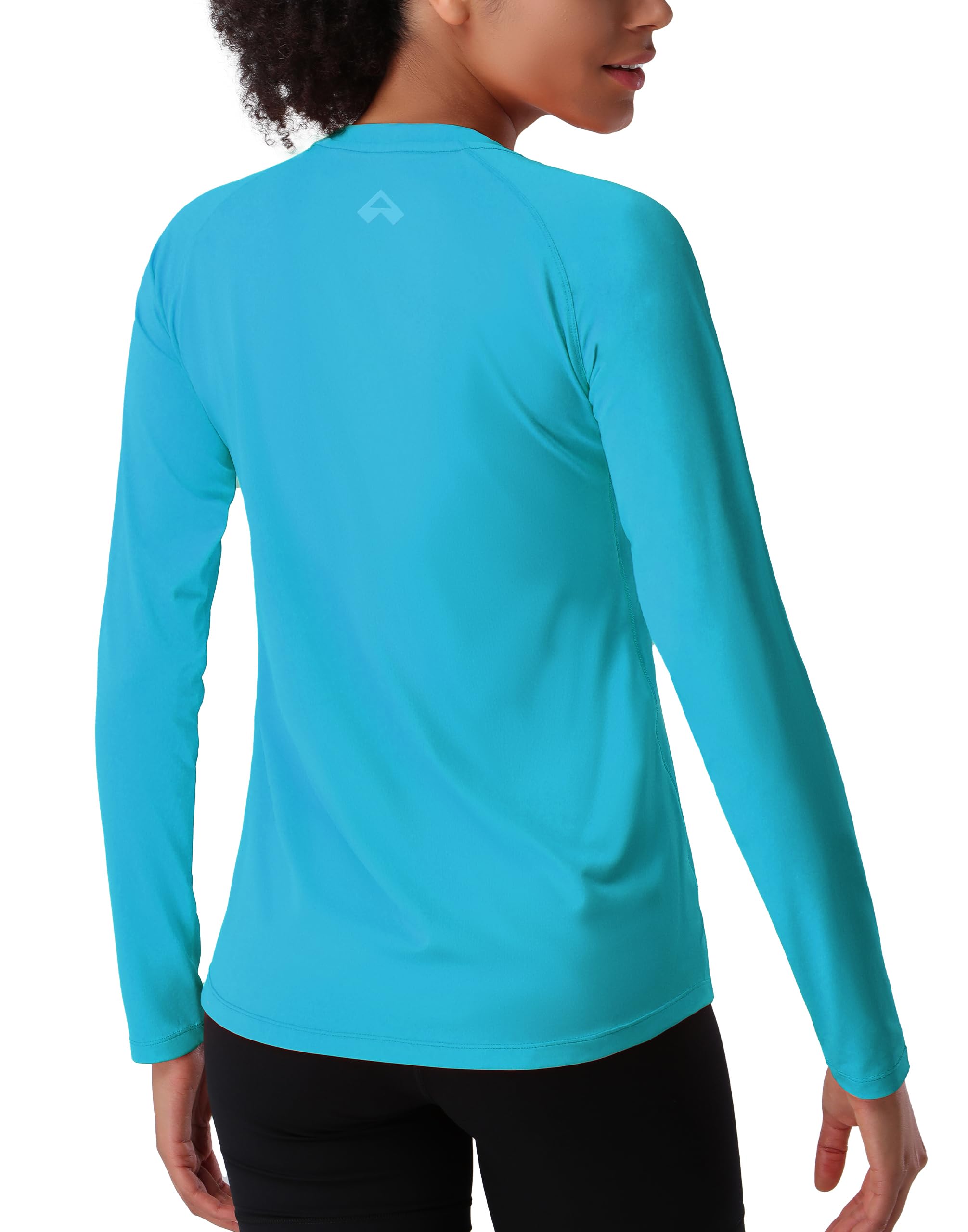 Pioneer Camp Rash Guard - Maglietta da sole da donna, UPF 50+, protezione UV, a maniche lunghe, per allenamento, escursionismo, corsa, ad asciugatura rapida