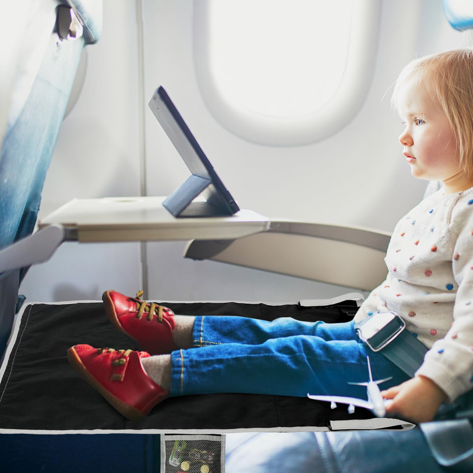Letto da viaggio per bambini aereo amaca portatile gambe estensione regolabile