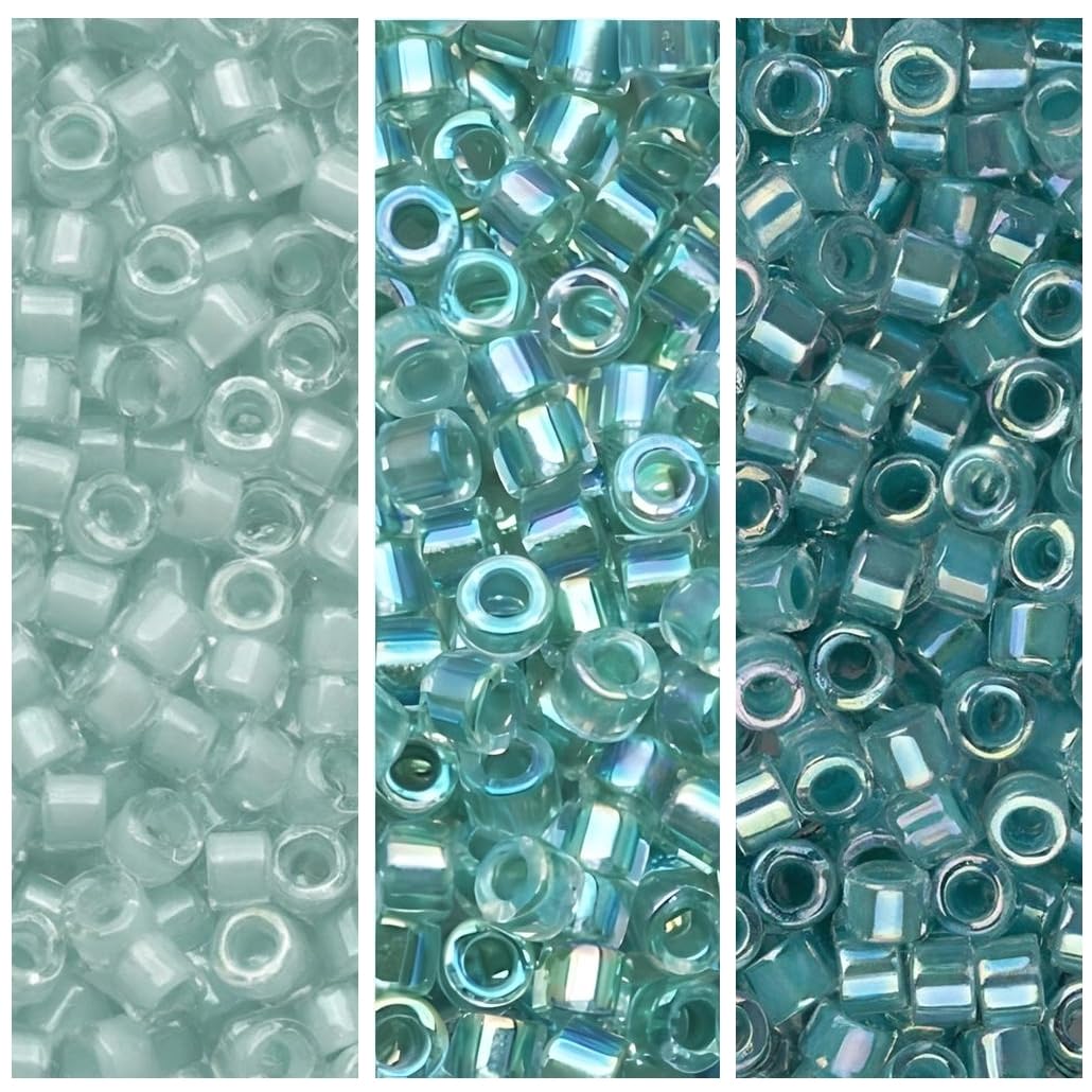MiyUki Amazon.com: Miyuki Delica Seed Beads Bundle: Size 11/0, Seafoam