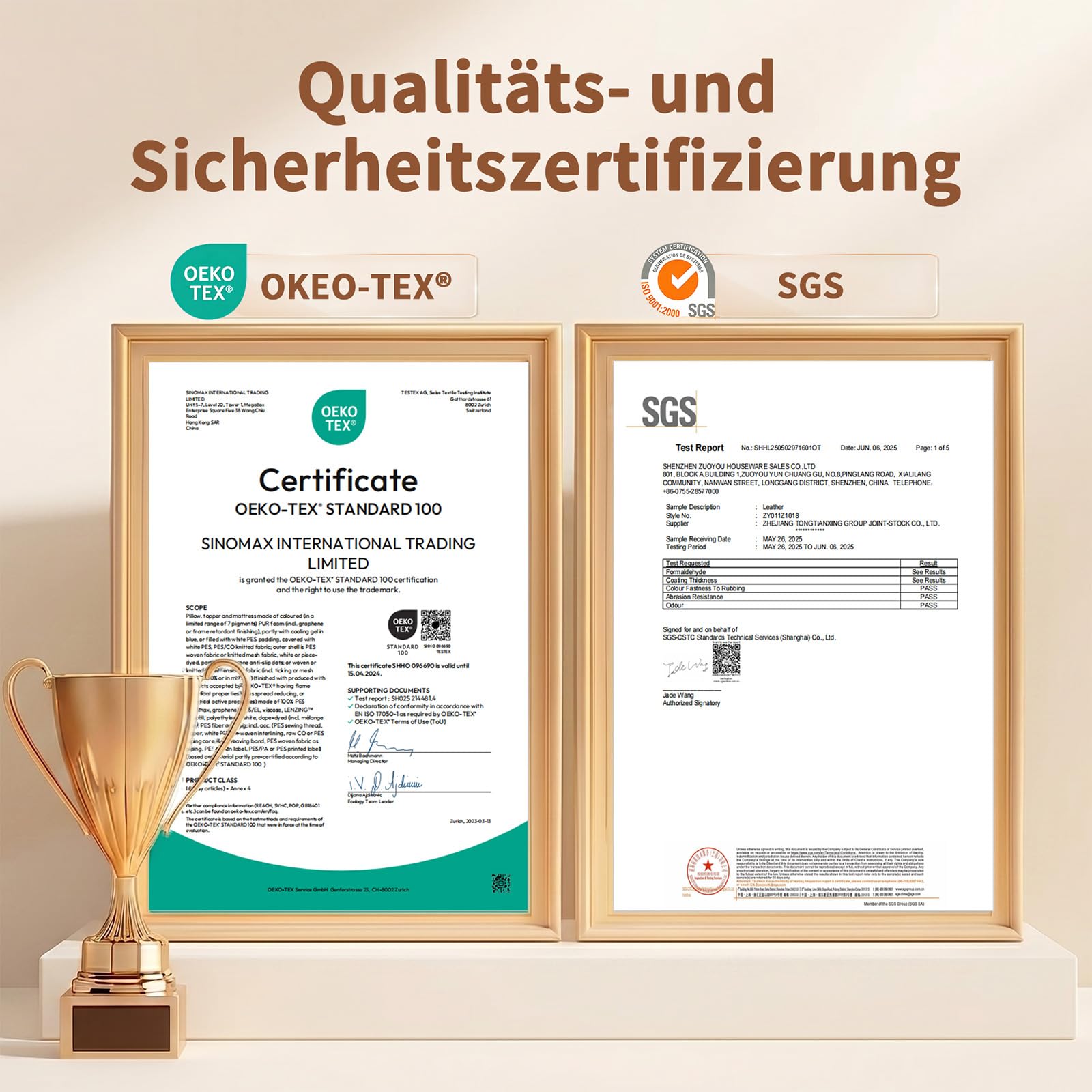 AIRSKY Relaxsessel Echtleder Fernsehsessel mit Liegefunktion Kinosessel Nickerchen Seniorensessel TV Sessel mit Schlaffunktion Manuell Verstellbar Liegesessel für Wohnzimmer Schlafzimmer,Beige
