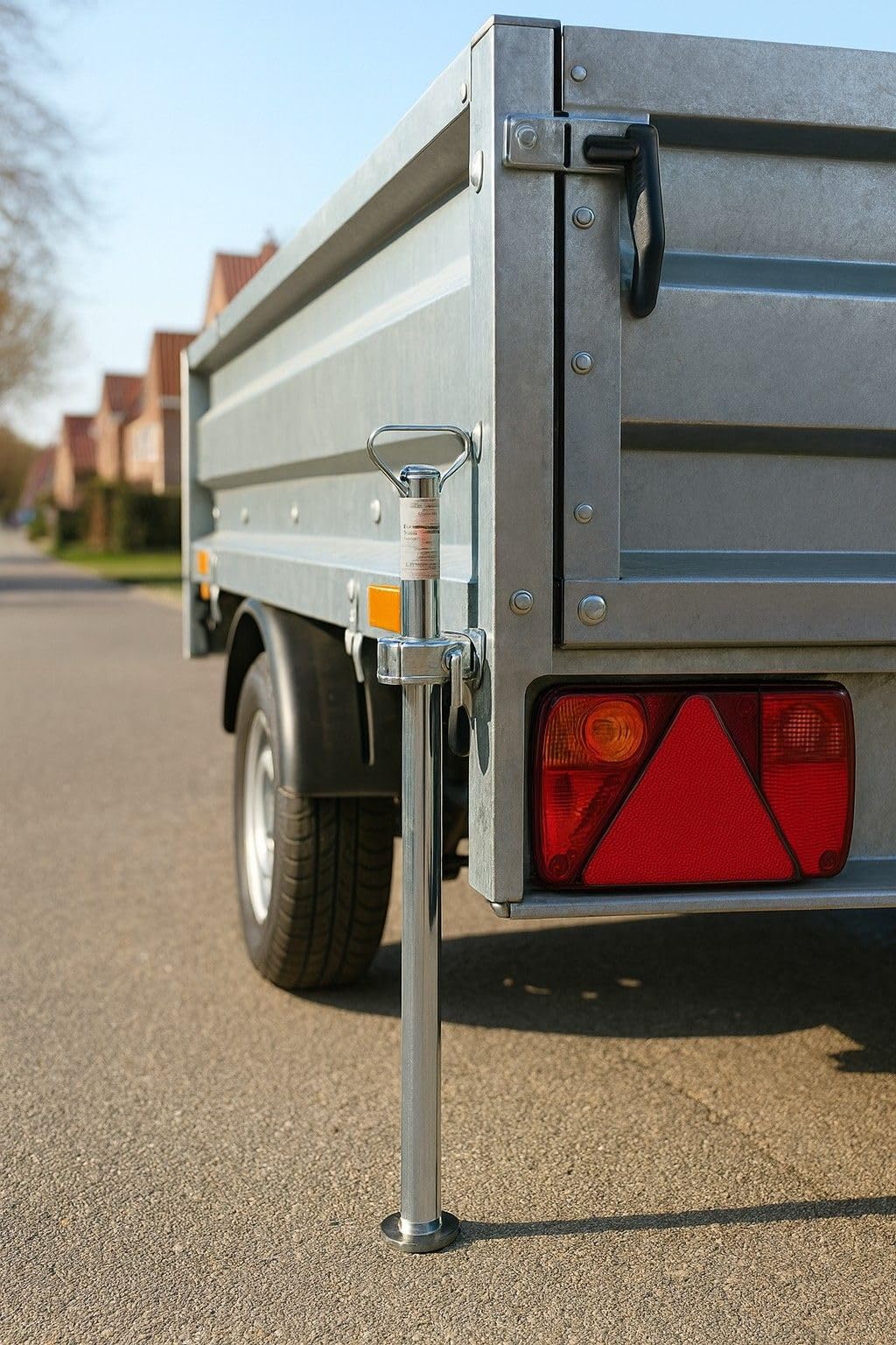 2 supports et 2 dispositifs de serrage pour remorques ou caravane