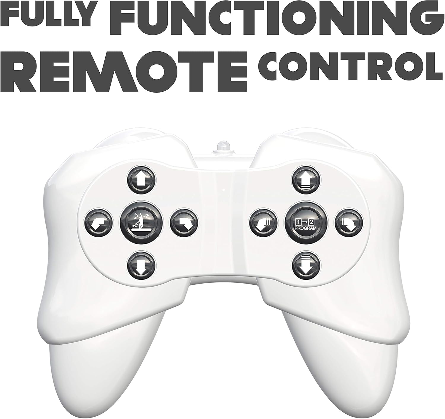 Close-up of the fully functioning remote control for the robot