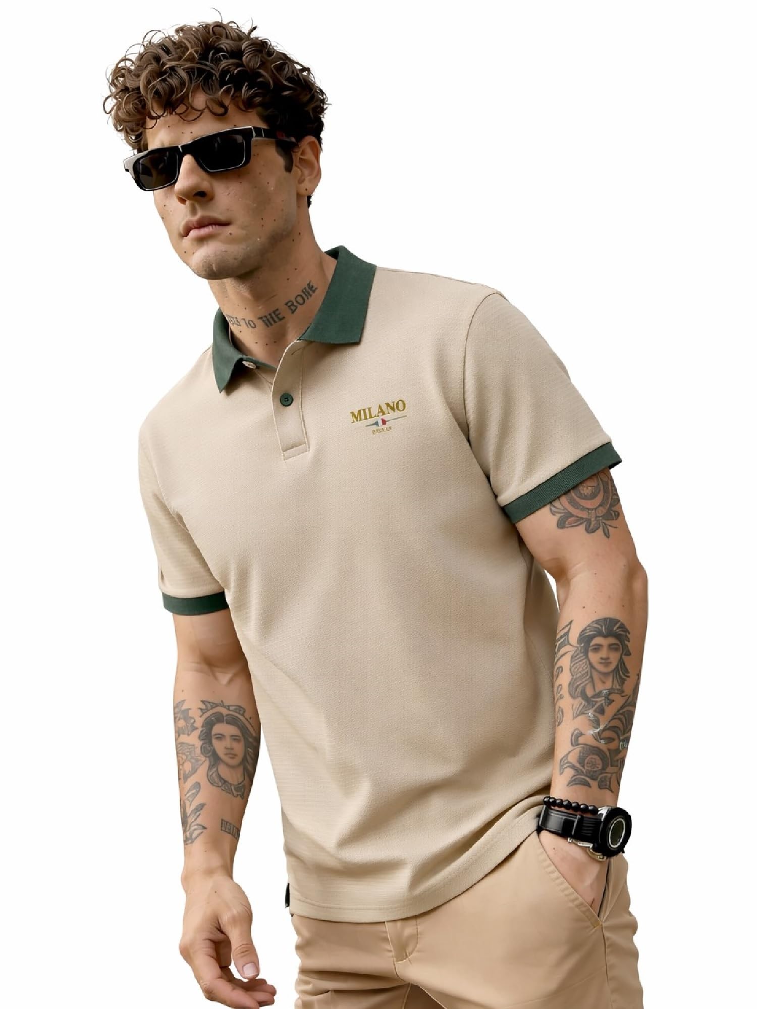 Polo T Shirt for Men || T Shirt for Man || Collar T Shirt Style Men (Q-131-134)-image-38