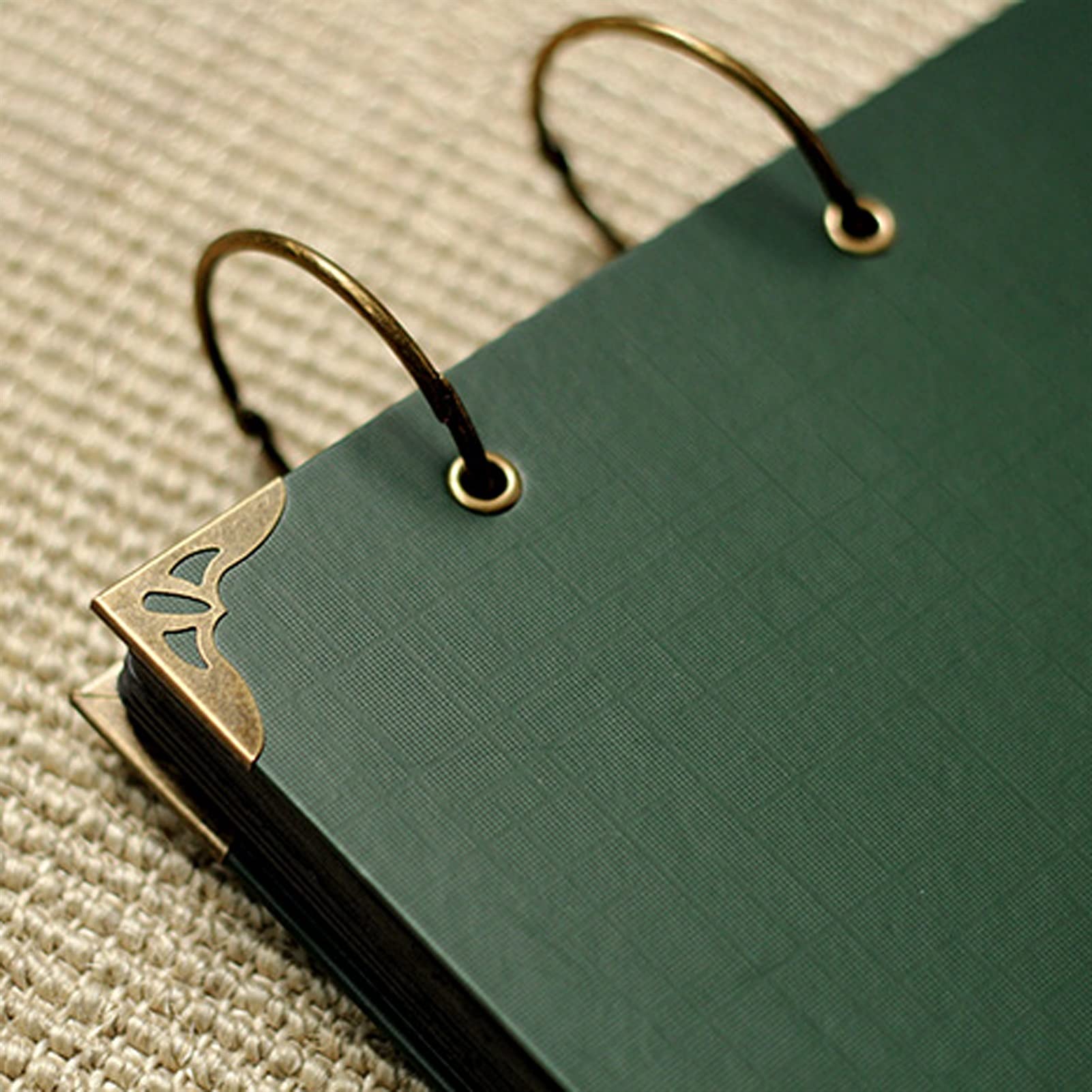 Album Fotografico A4 Dark Green Photo Photo Album Book fai da te appiccicoso dipinto a mano Memory Book Interstitial Home-Made Souvenir Book Album for famiglie for regali di compleanno Album foto
