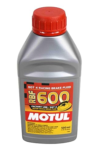 Miniatura 2 de Motul 100949 RBF 600 DOT 4 100% sintético Factory Line Racing líquido de frenos con adhesivo Motul prémium (3)