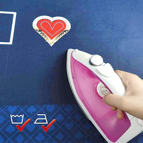 Miniatura 6 de BALIKEN Texas Holdem - Tapete de fieltro profesional de 108 x 56 pulgadas, a prueba de polvo, lavable e irritable