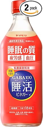 Yamamori GABA100 Sleeping Vinegar, 16.9 fl oz 500 ml x 2 Bottles