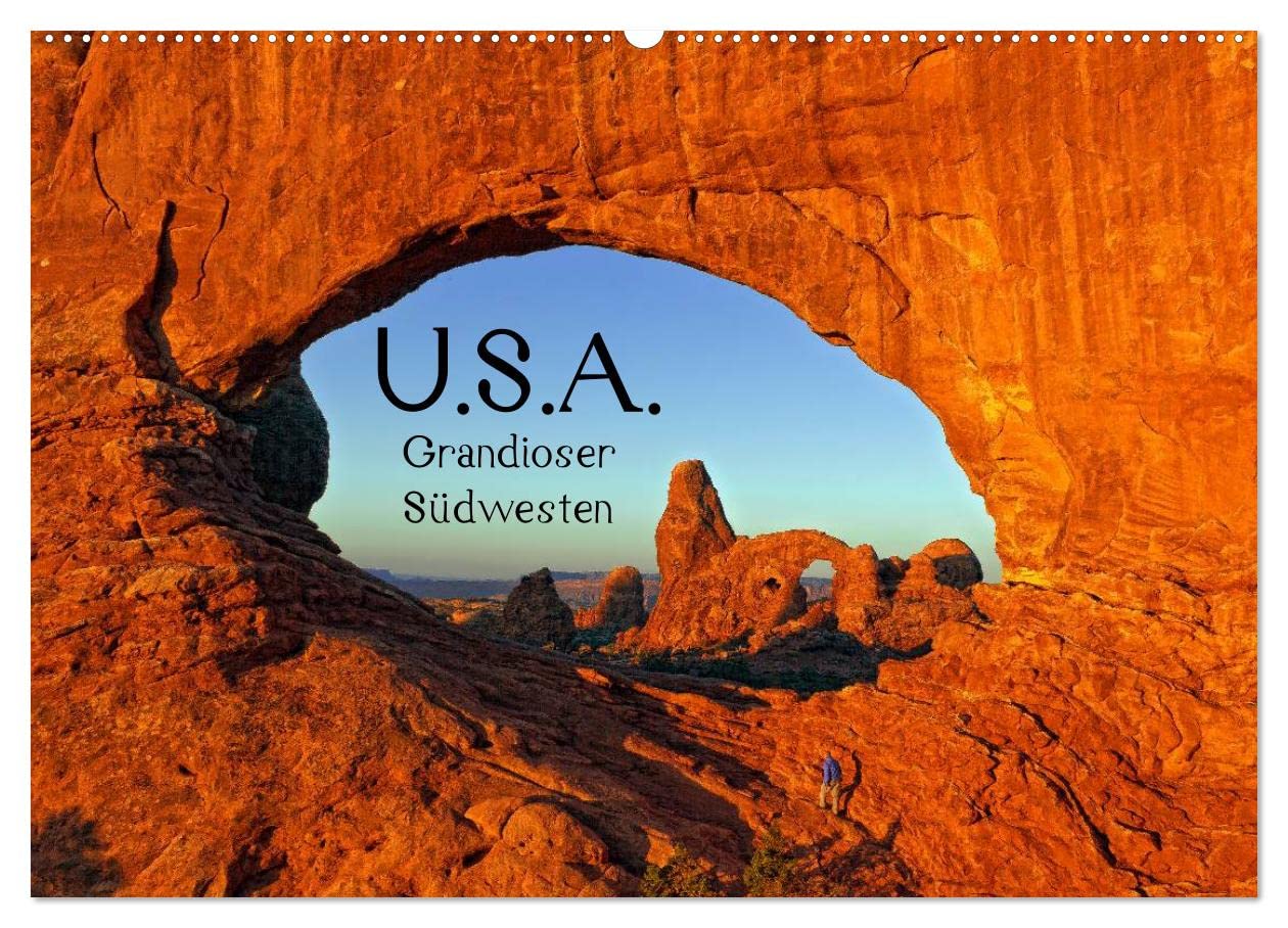 Calendrier USA grand format A2 paysages géants du Grand Sud-Ouest américain 2026