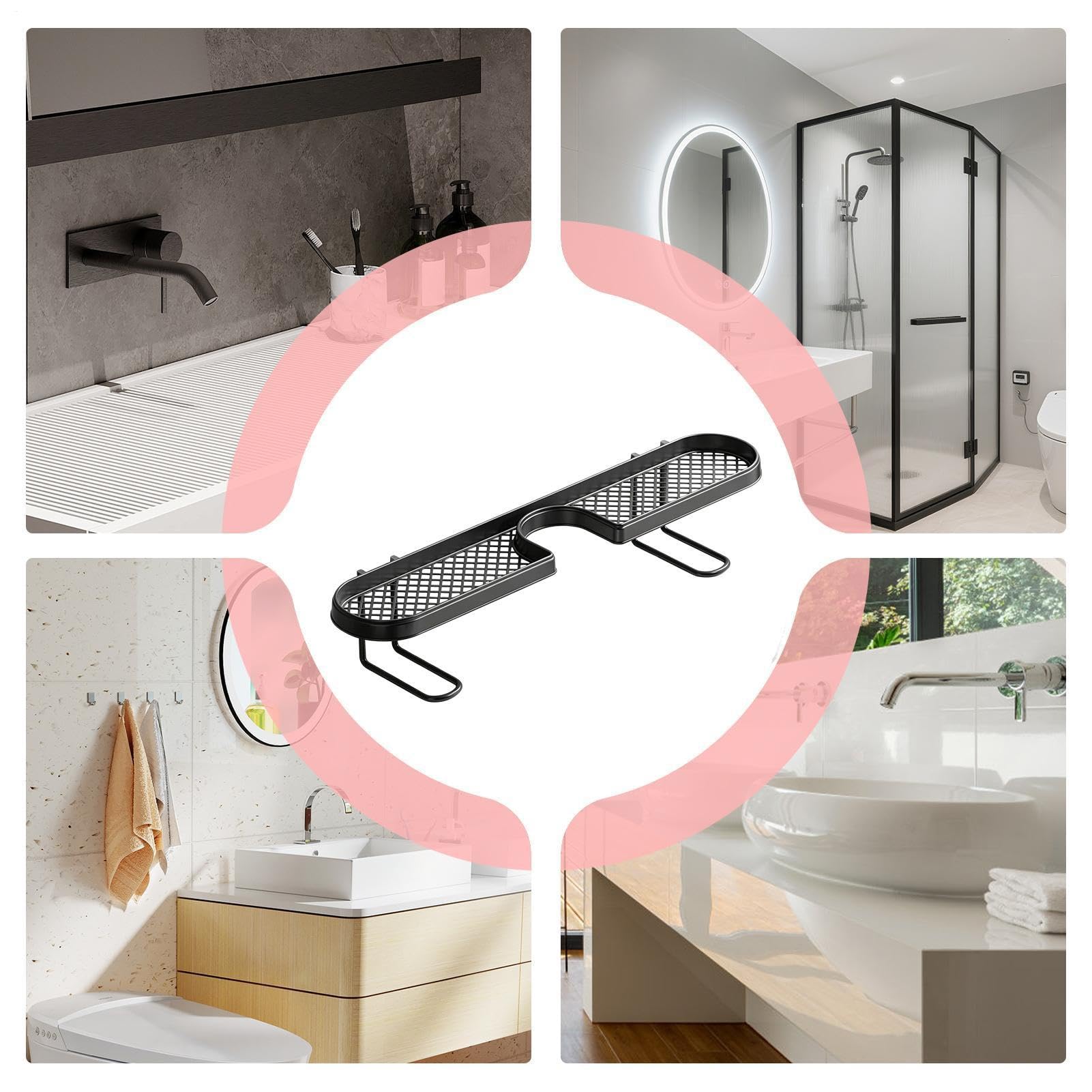 Generisch Organizer a forma di U per rubinetto da cucina e bagno