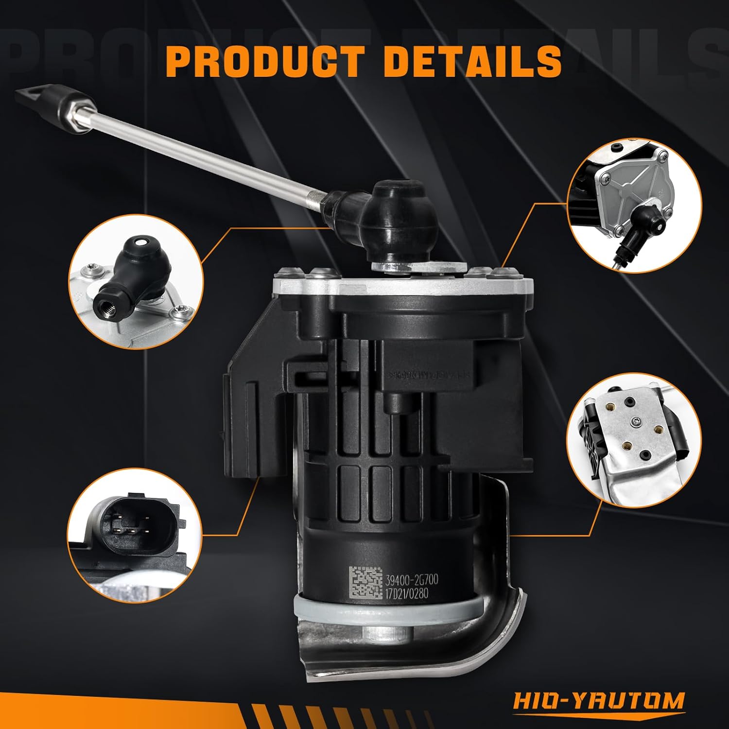 39400-2G700 Turbo Wastegate Actuator Compatible with Hyundai Sonata 2011-2014&Santa Fe 2013-2016,Kia Optima 2011-2015&Sportage 2013-2016 Replacement for 394002G700 39400-2G700 394002G720 39400-2G720