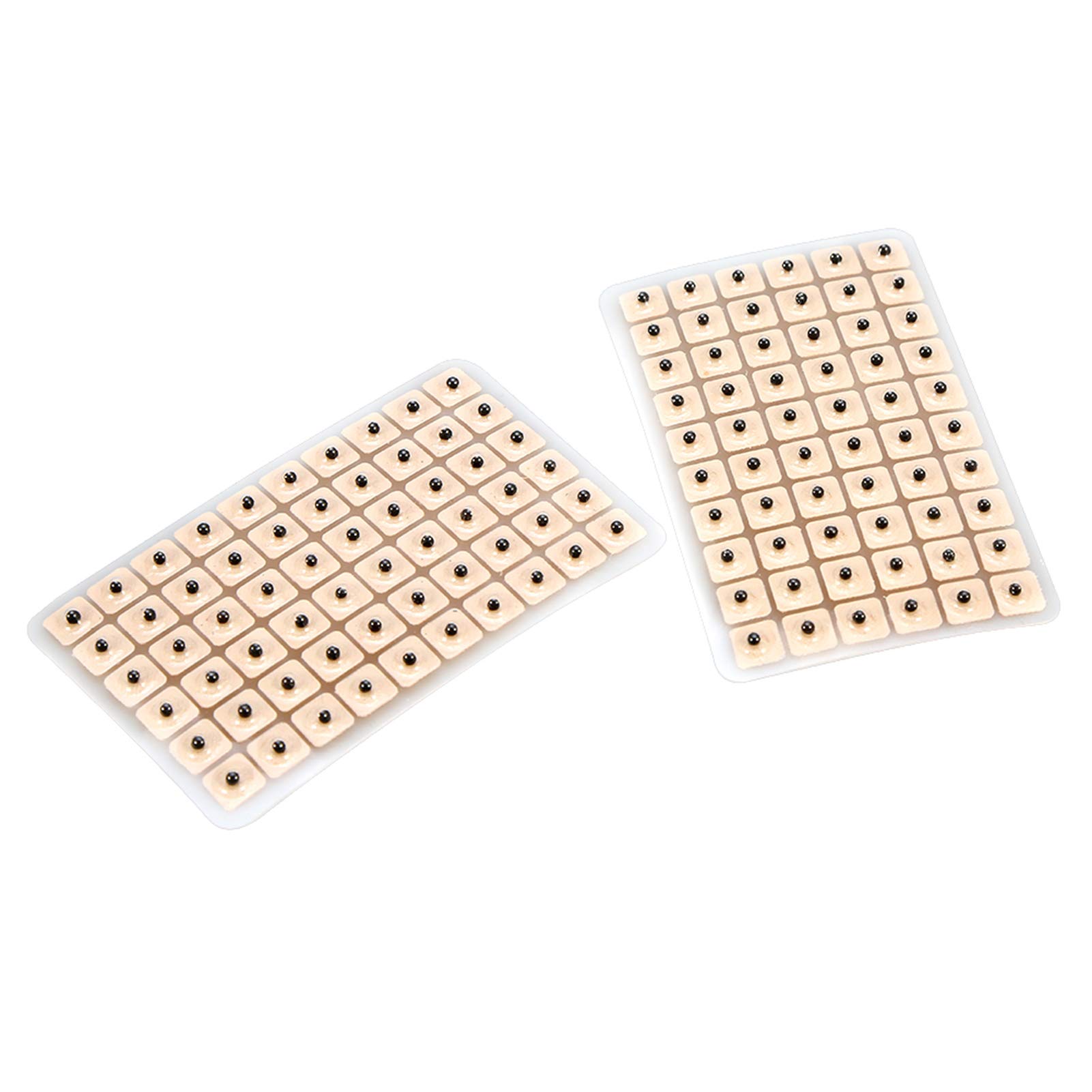 Acupuncture Semillas de Oreja 600 Unids, Desechables Perlas de Masaje, Masaje de Relajación, Sonda Acupresión Oído, Vaccaria Bean Auricular, Paster Presión Oídos Pegatinas