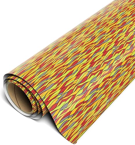 Siser EasyPSV Patterns - Hojas de 12 x 12 pulgadas (paquete de 5)  Vinilo permanente autoadhesivo para manualidades (Kusonga)