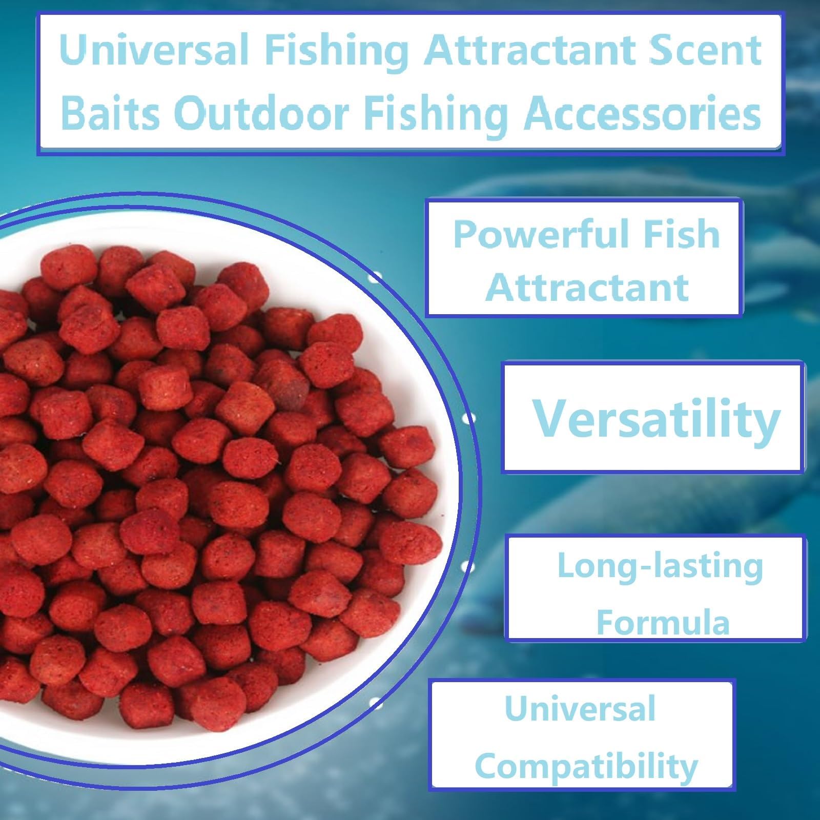 2024 Appât Concentré Scent Fish Attractant Universel Pour Pêche - 40g