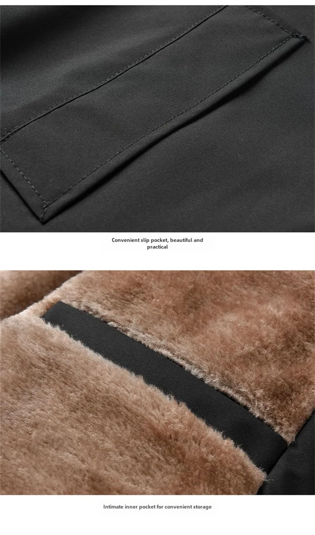 Uomo Pile Cotone Abbigliamento Inverno Tinta Unita Semplice Allentato All'aperto Viaggi Baseball Collare Cappotto Uomo Retro Giacca