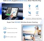Topsand 8 Inch Android 15 Comprimé avec la fente de carte Sim non fermé, téléphone de tablette cellulaire 4G LTE, Octa Core,12GB RAM 64GB ROM 2TB TF Élargissable, 5G WiFi, 8MP Caméra, 5100mAh, Tablette avec couverture(Pink)