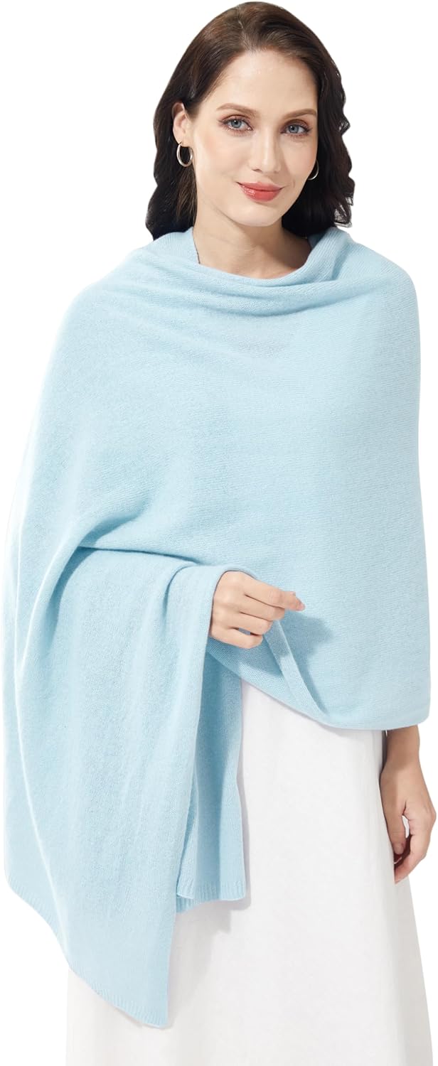 Luxury 100% Cashmere Wrap Soft Scarf Stole Knitted Shawl for Women Wayfarer Travel Extra Large 87″x28″ Luxury 100% Cashmere Wrap Soft Scarf Stole Knitted Shawl for Women Wayfarer Travel Extra Large 87″x28″