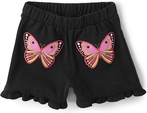 Gymboree Pantalones cortos elásticos para niñas y niños pequeños