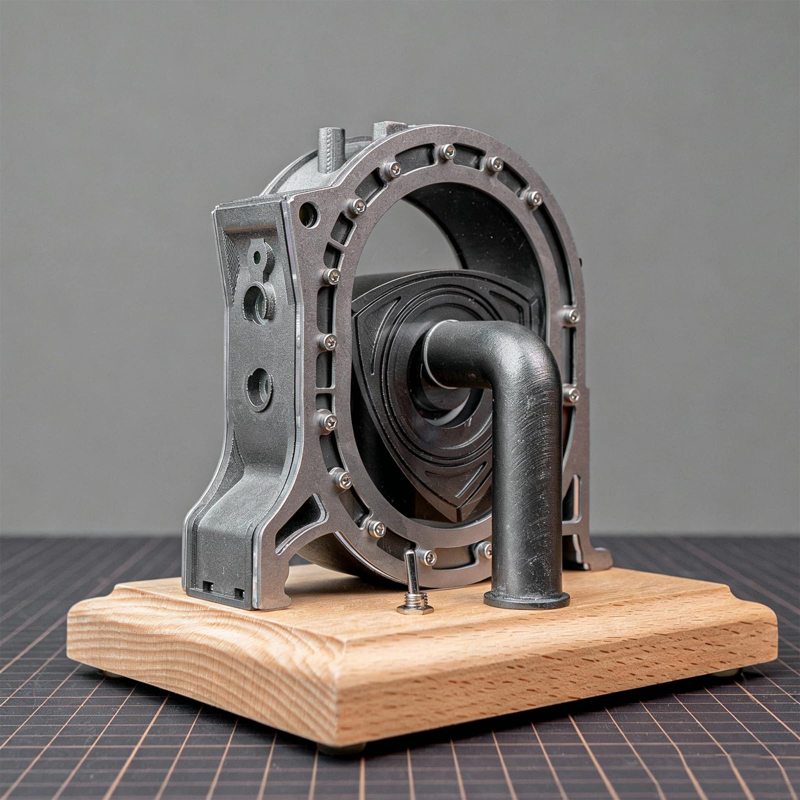 Kit Modello Motore Rotativo, Modello Motore Rotativo, con Fino A 600 Giri/min, Modello Motore Elettrico da Assemblare Fai da Te, Modello Motore Elettrico da Assemblare, Costruisci Il Tuo Kit