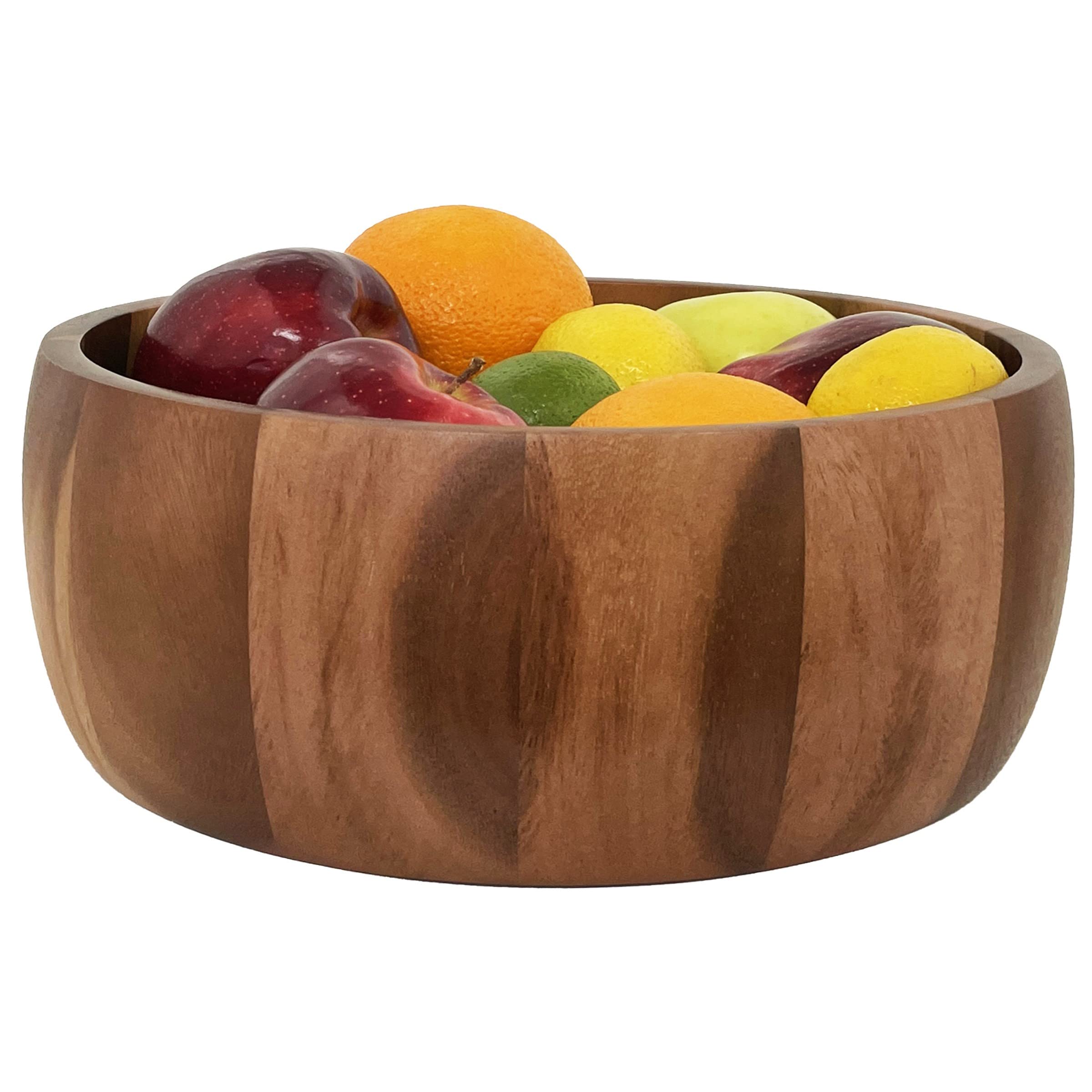 Woodard & Charles Servierschüssel-Set mit Servierhänden, Akaika-Holz, 30,5 x 12,7 cm, 3-teiliges Set