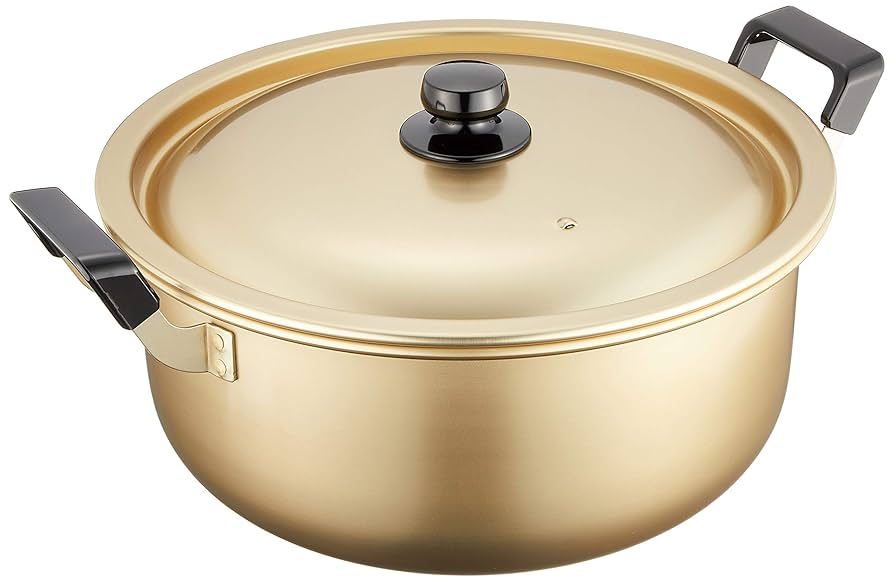 Amazon｜北陸アルミ 両手鍋 30cm [ガス火専用] 軽量 純しゅう酸