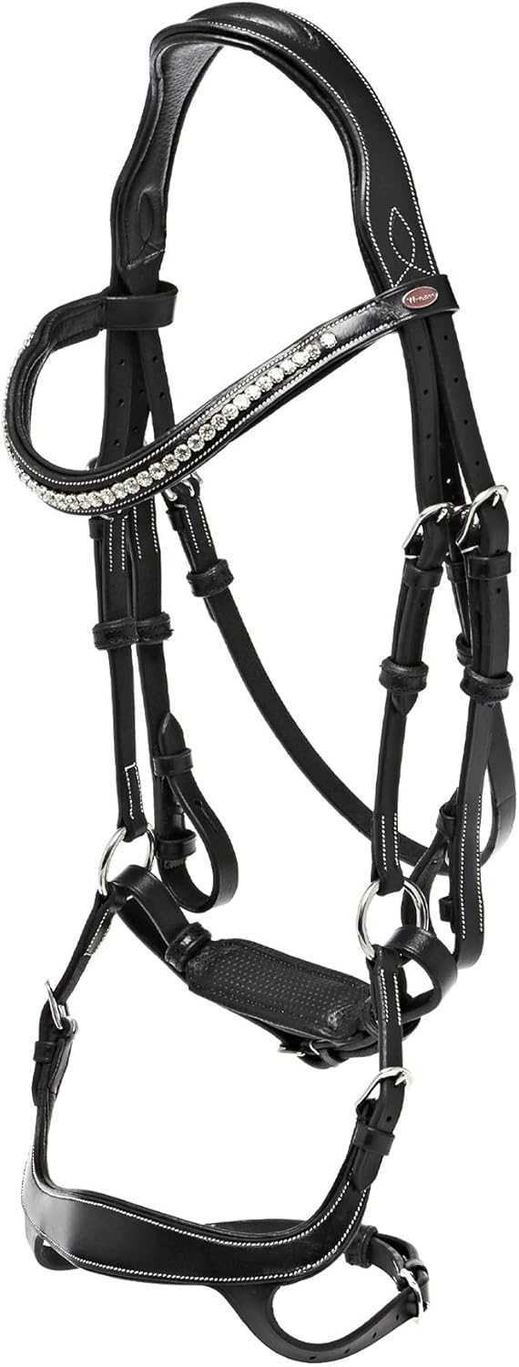 John Whitaker Chicago Anatomic Perforated Snaffle Bridle