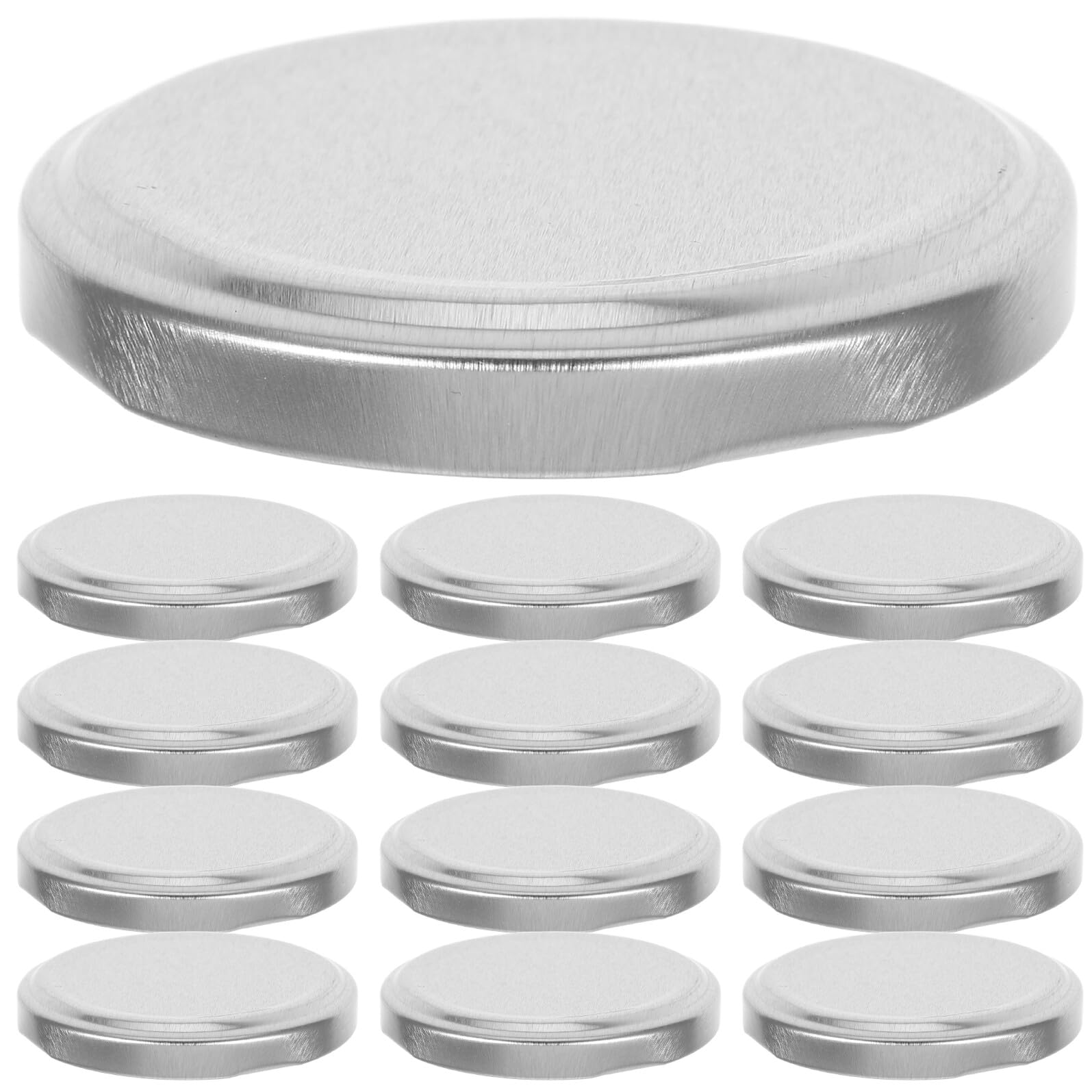 Coperchi per Barattoli 66mm 100 Pezzi in Latta per Regular Mouth