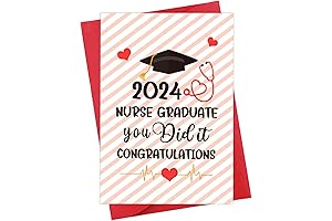 FLYAB Nurse Graduation Card - Celebrate the Nurse in Your Life