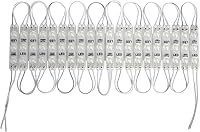 Vista 1 de Módulo LED, luces de repuesto para inflables, color blanco, 20 unidades, 9.8 pies, 3 LED, superbrillantes, 2835 SMD IP65, impermeables