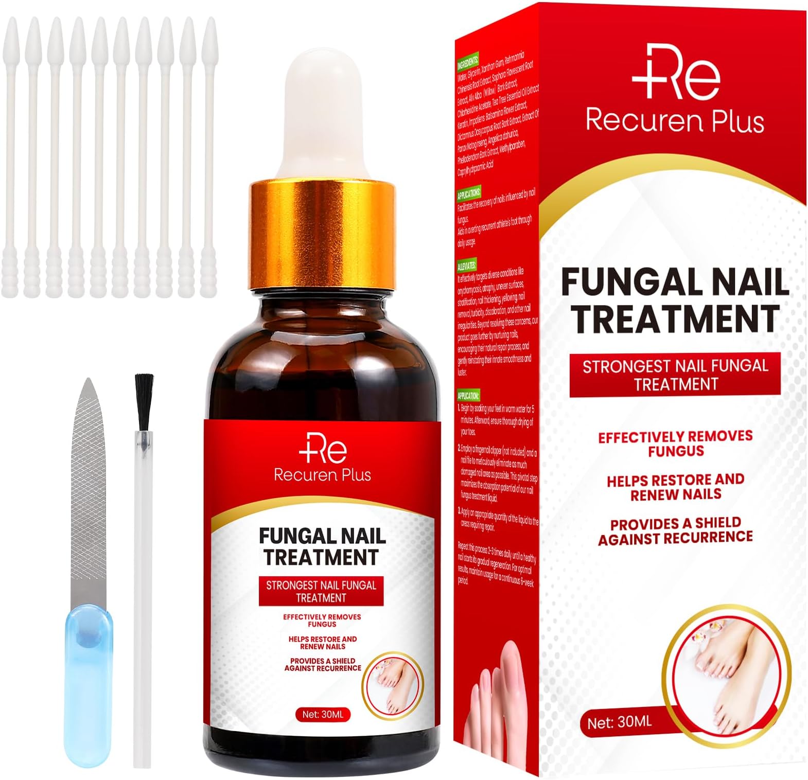 Toe Nail Fungus Treatments for Toenail: Nail Fungus Treatment for Fingernails – Extra Strength, Fast-Acting Solution for Cracked, Damaged, Discolored Nails