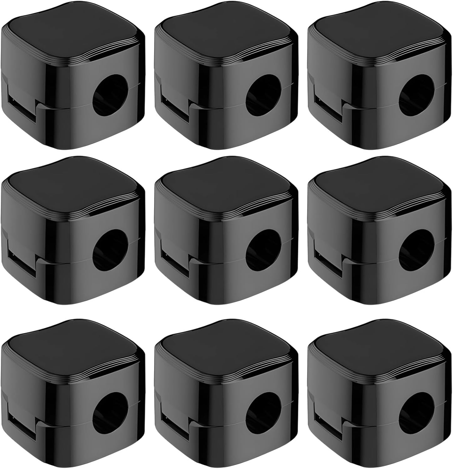 Quality Design with 9 Pcs Adhesive Clips for Cable Management; Office Desk Accessories and Easy Install Desk Organizer Essential to Simplify Space