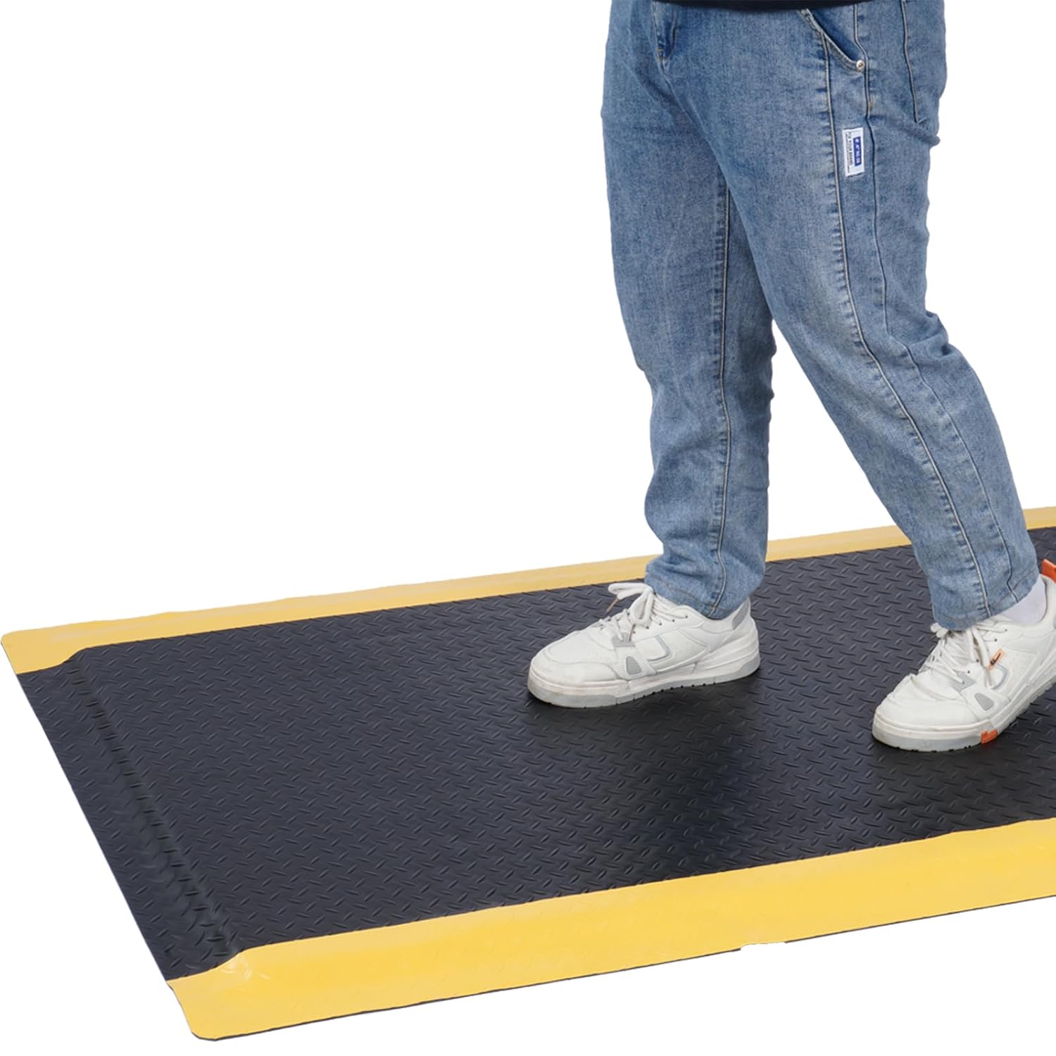 ISXACFF Anti Fatigue Mats Industrial 3 x 7 15 16 Thick Ergonomic Standing Mat Commercial Kitchen Mat Heavy